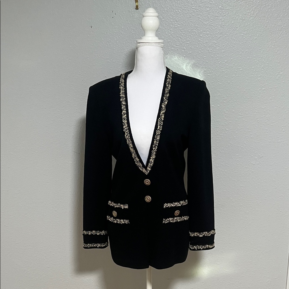 St. John Collection Knit Suit Jacket – Size 4